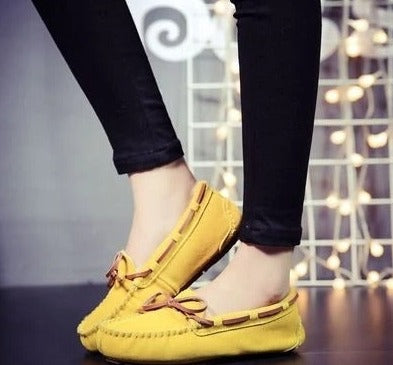 NIMA Damespantoffels in bruine bontstijl antislip