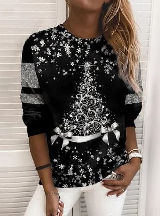 Aira - elegant kerstsweatshirt
