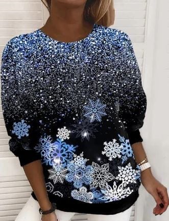 Aira - elegant kerstsweatshirt