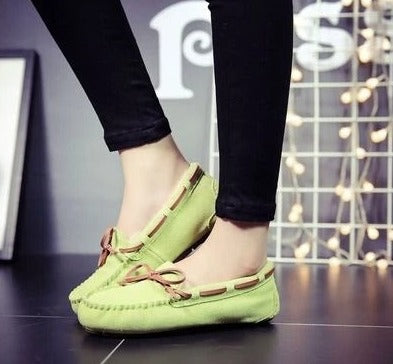NIMA Damespantoffels in bruine bontstijl antislip