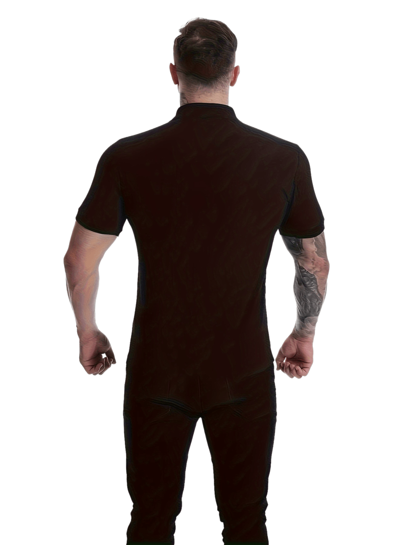 NIMA slim-fit geribd overhemd voor heren