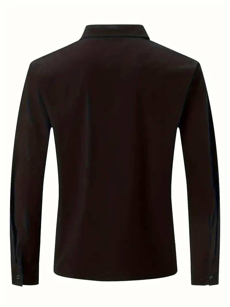 NIMA lässiges langarmshirt in volltonfarbe