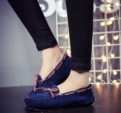 NIMA Damespantoffels in bruine bontstijl antislip