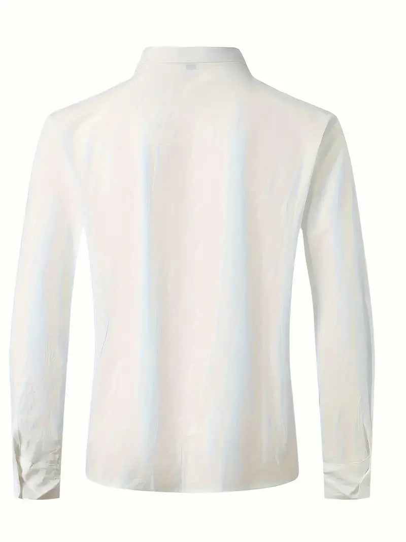 NIMA lässiges langarmshirt in volltonfarbe