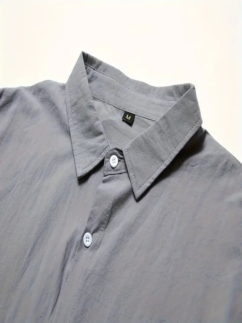 NIMA lässiges langarmshirt in volltonfarbe