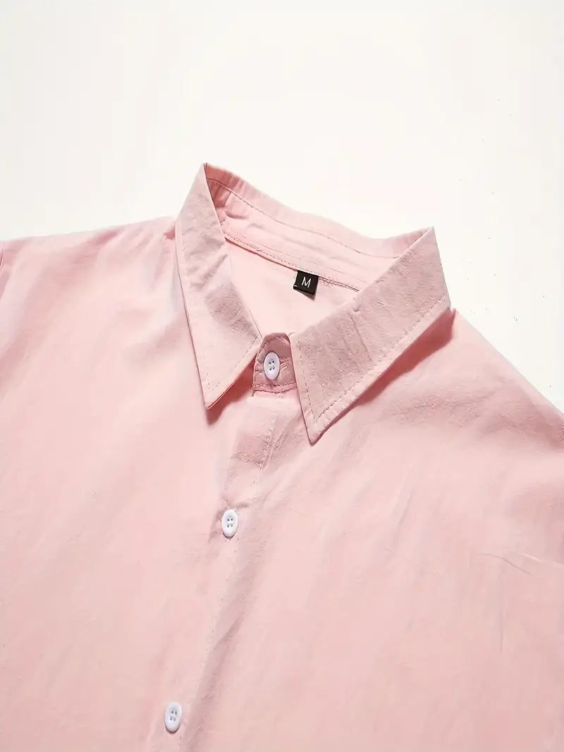 NIMA lässiges langarmshirt in volltonfarbe