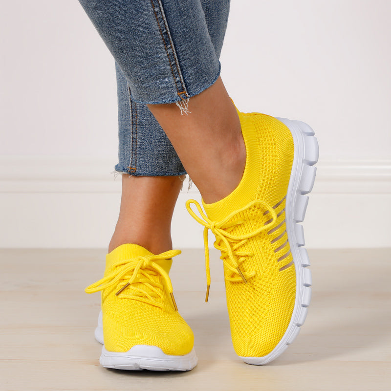 NIMA Dames Slip On Mesh Sportschoenen