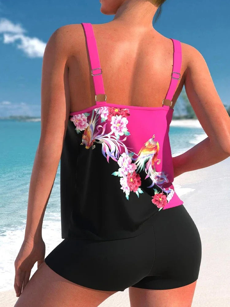 NIMA Tankini met bloemenprint