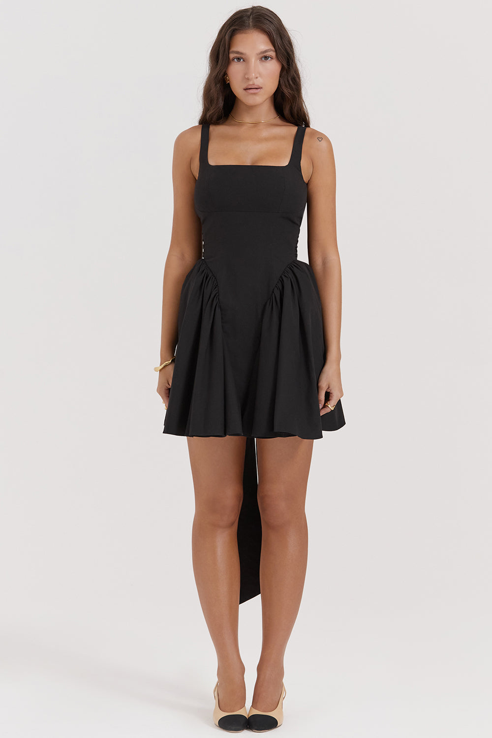 NIMA Mini jurk met strik