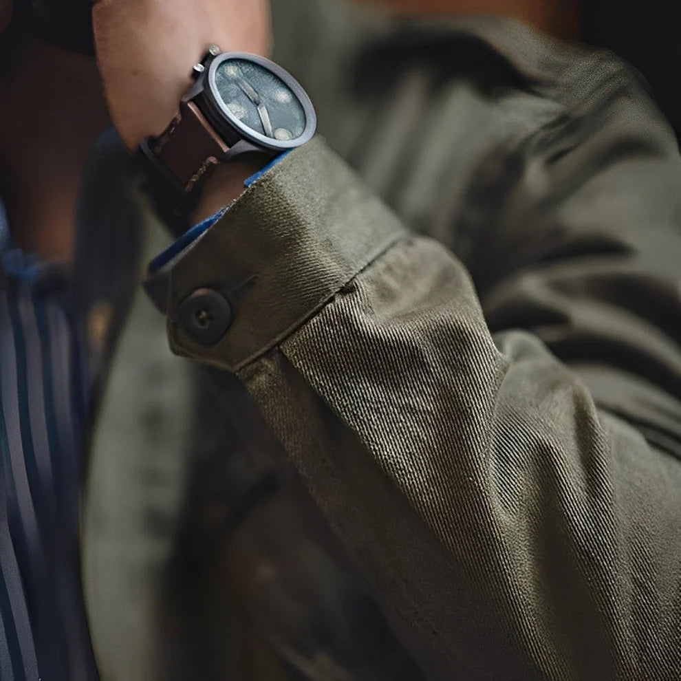 Arnold classic washed jacket with pockets – men