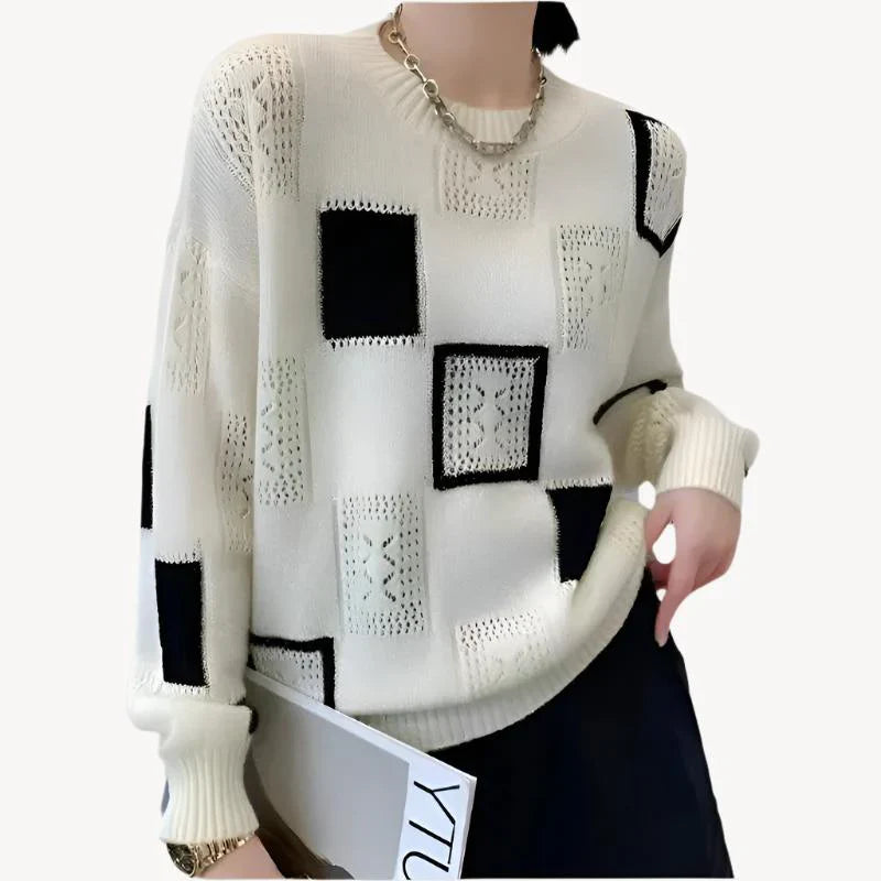 Alaina - stijlvolle damestrui met patchwork-design