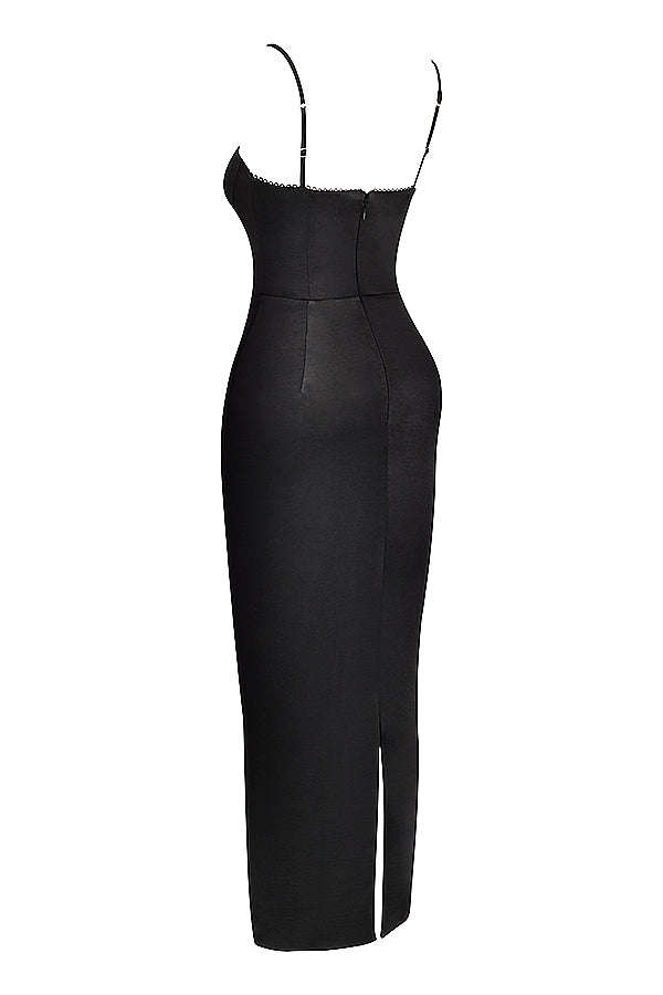 NIMA korset maxi jurk