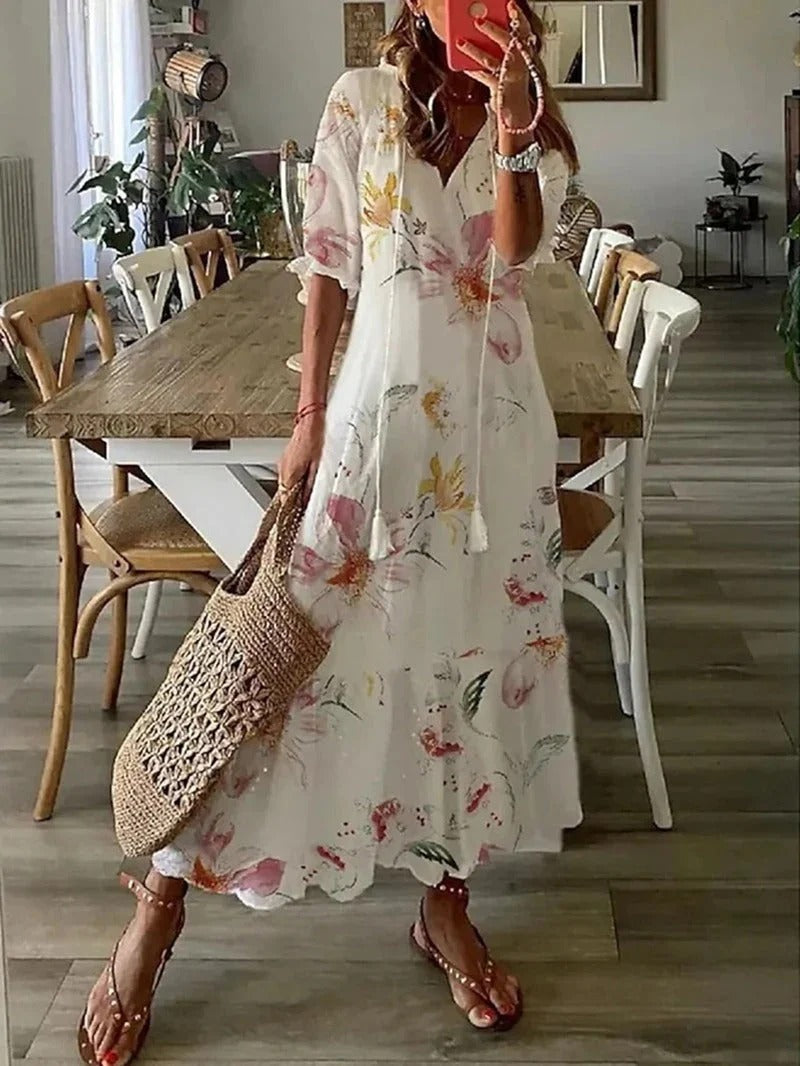 NIMA Lange bohemien jurk