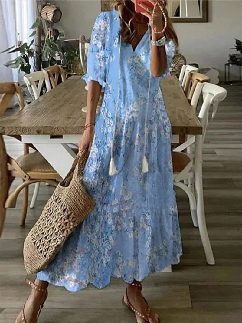 NIMA Lange bohemien jurk