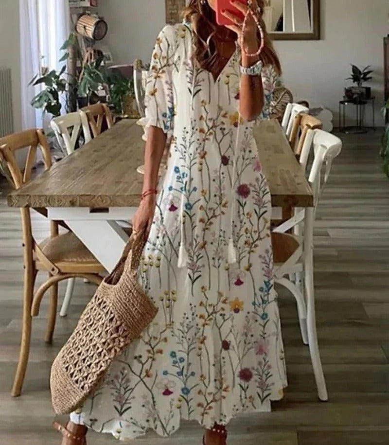 NIMA Lange bohemien jurk