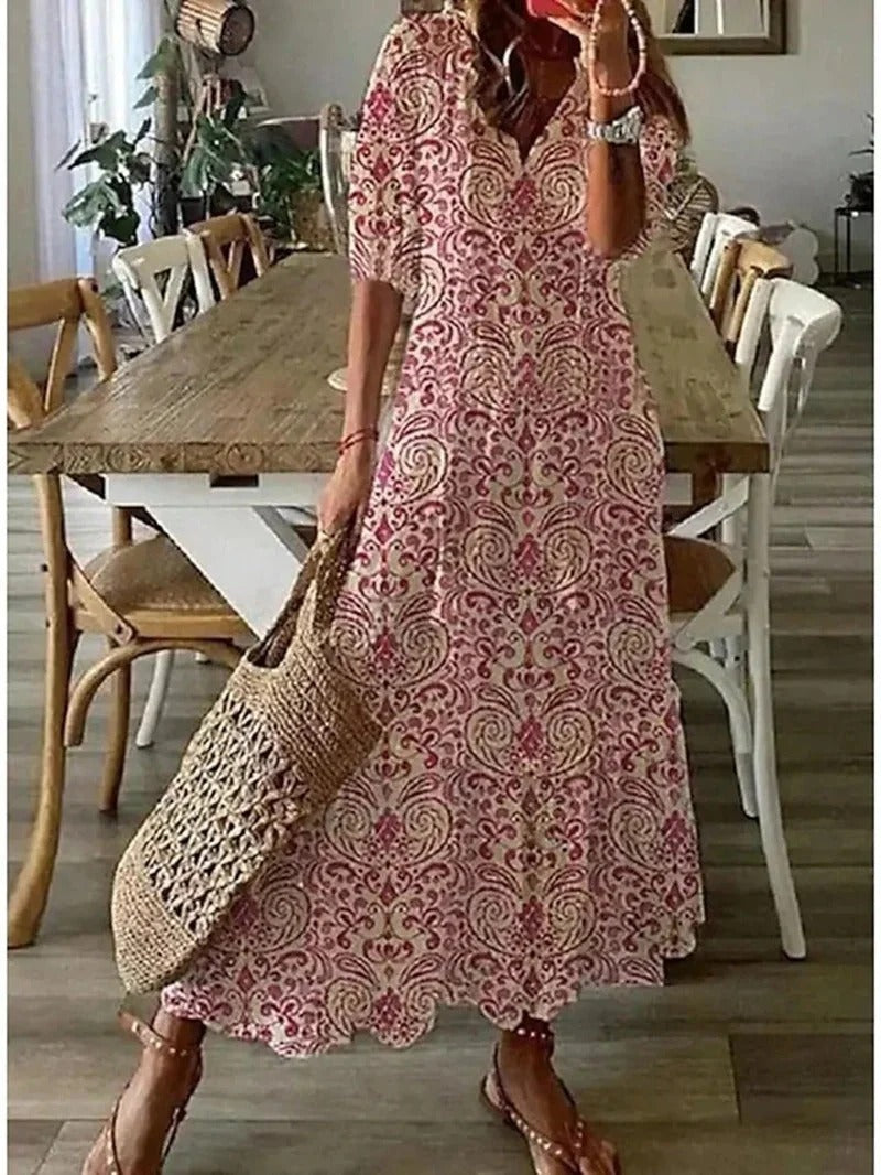 NIMA Lange bohemien jurk