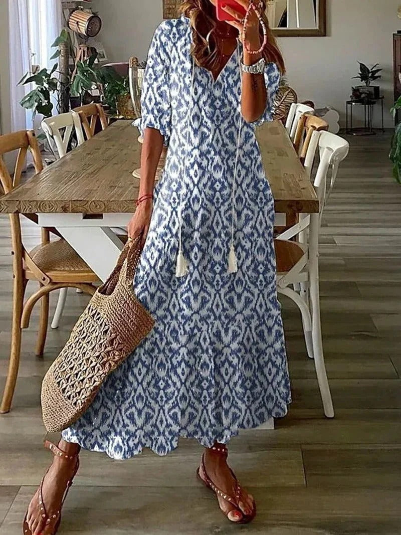 NIMA Lange bohemien jurk