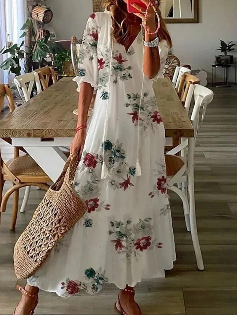 NIMA Lange bohemien jurk