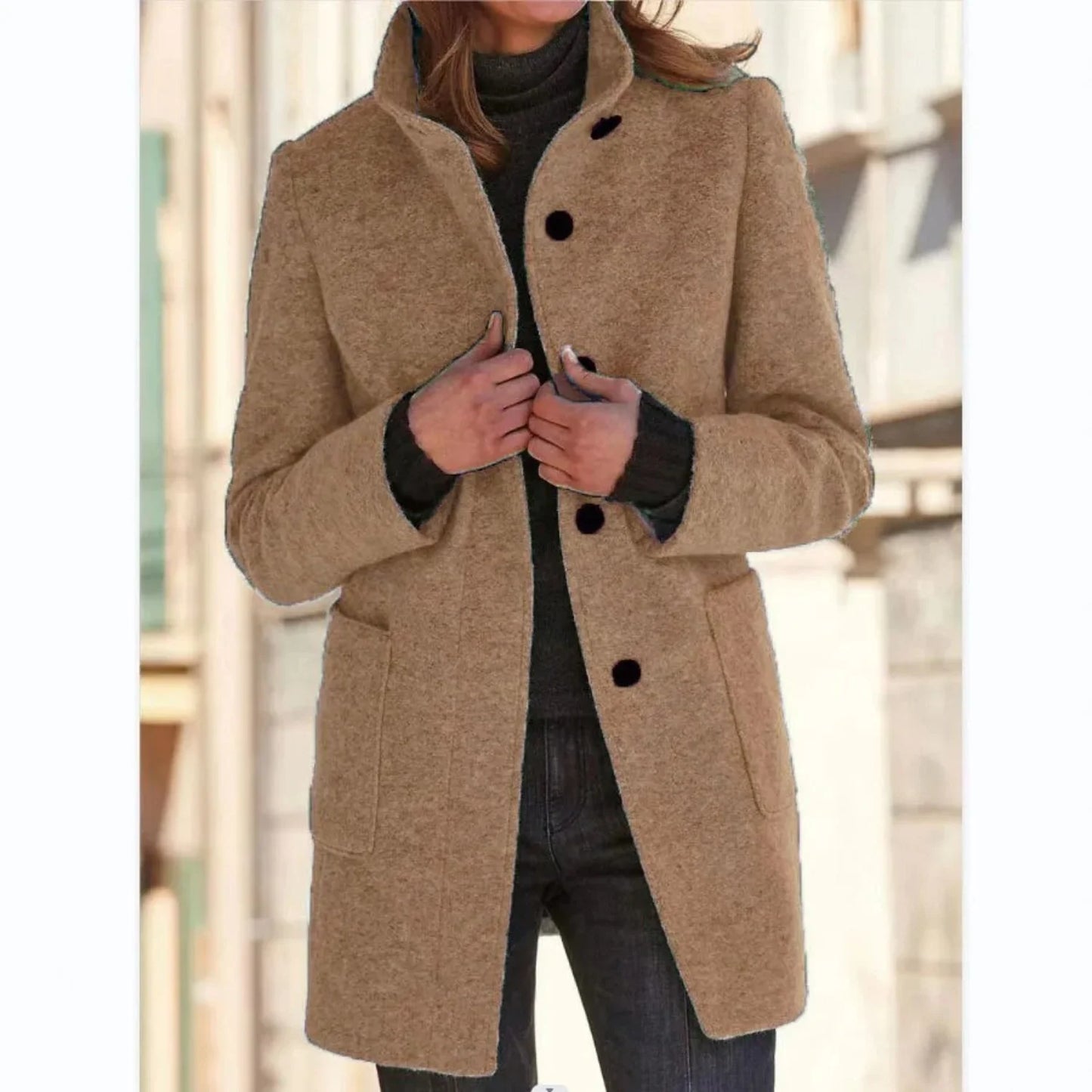 Vintage wool coat for women - Kayla