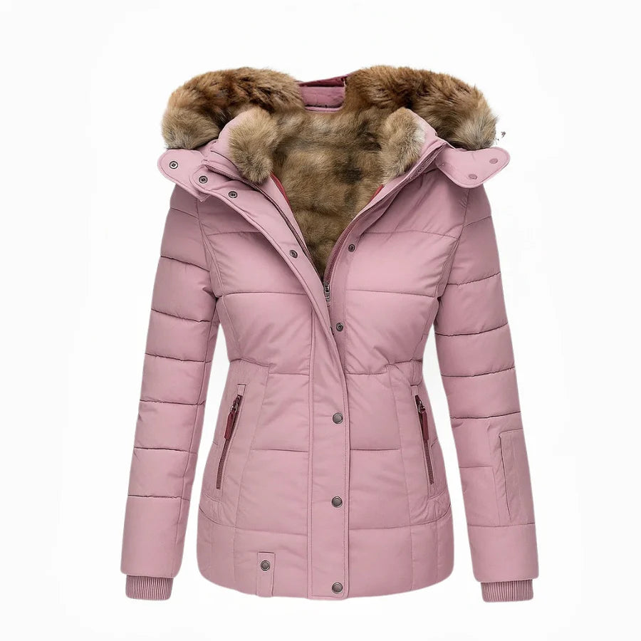 Anna  fur-lined winter coat - women