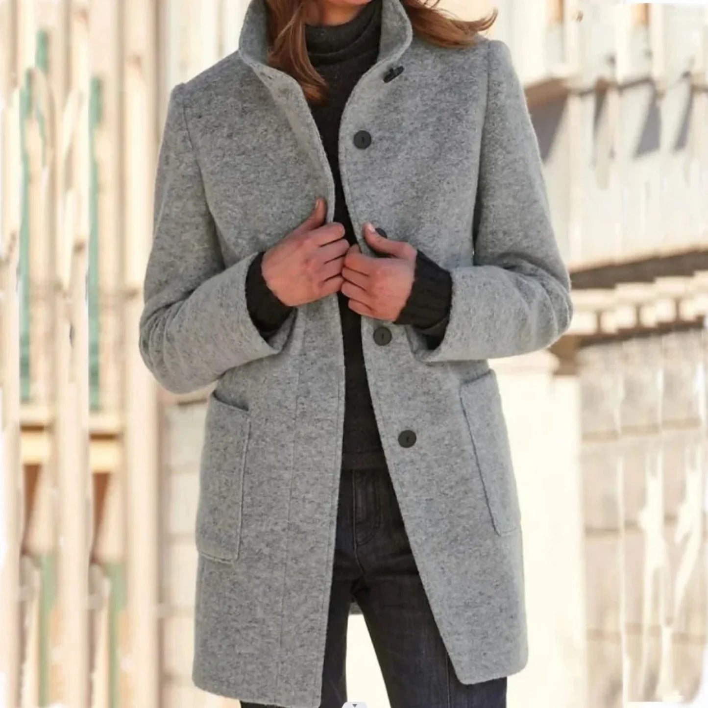 Vintage wool coat for women - Kayla