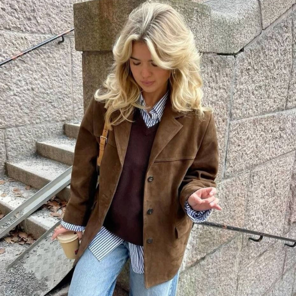 Emil - suede jacket