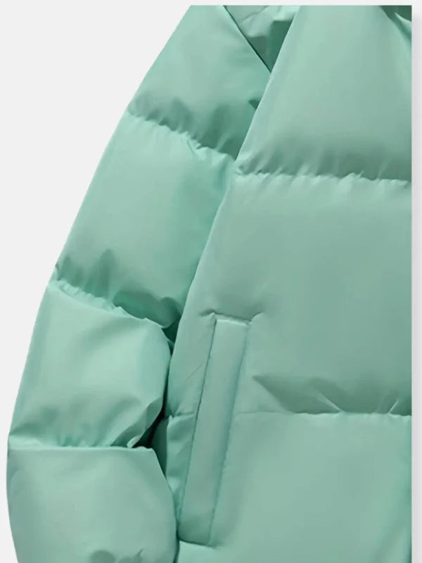 Warm women's winter jacket with zipper – weatherproof all-rounder