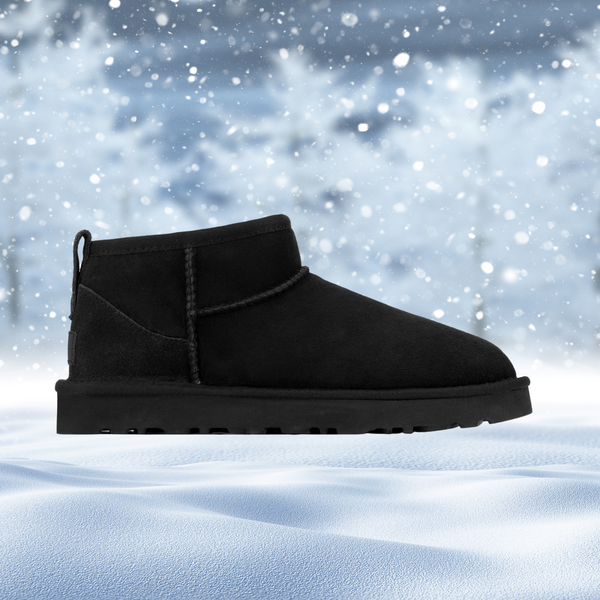 Alva - short winter ankle boots made of matte genuine leather