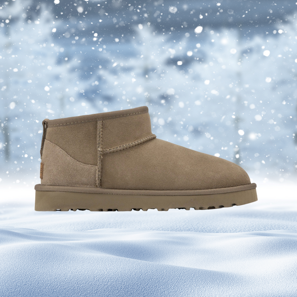 Alva - short winter ankle boots made of matte genuine leather