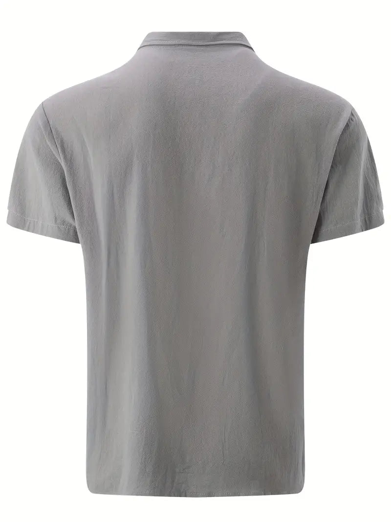 NIMA casual overhemd met korte mouwen voor heren