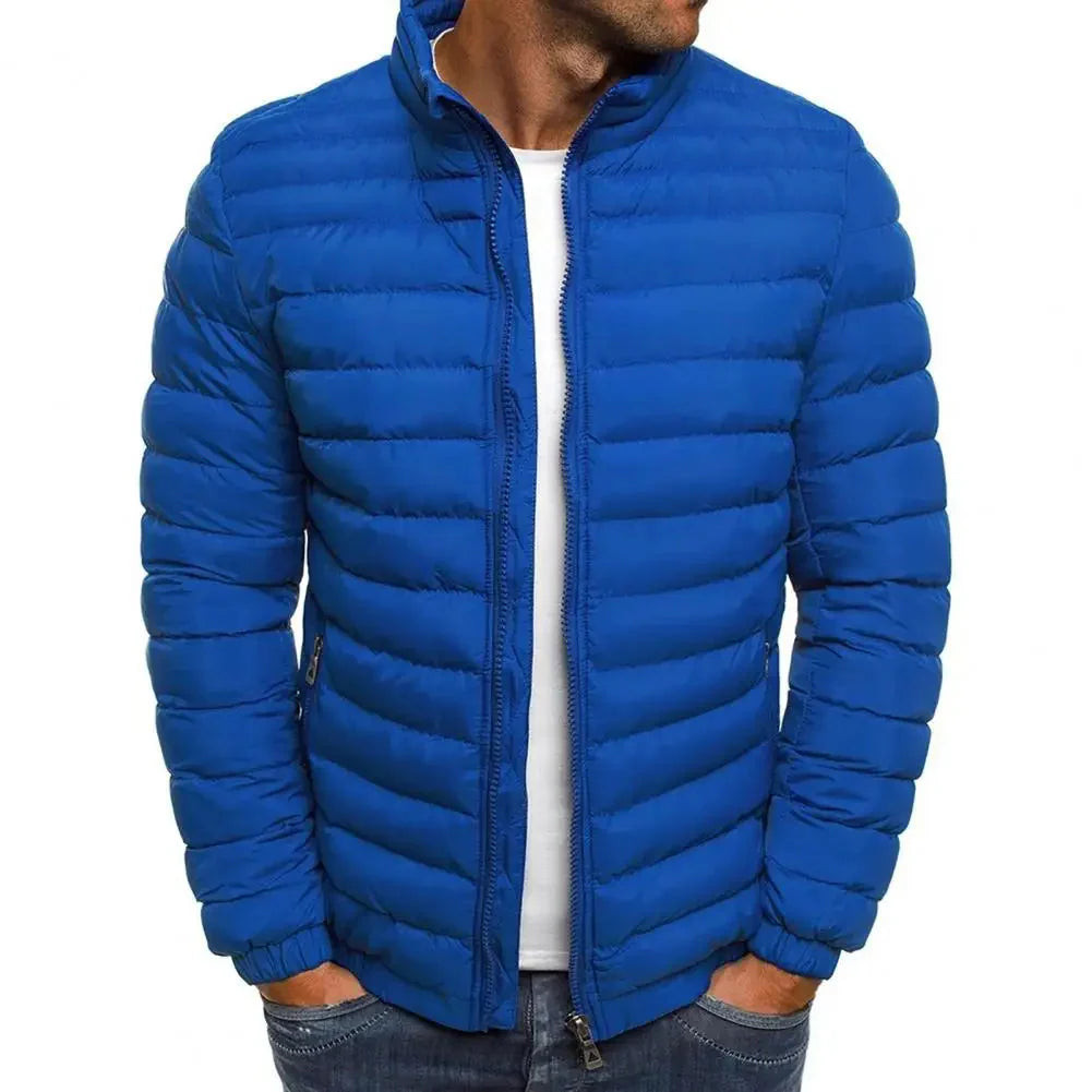 Men's quilted jacket for winter – warm & durable