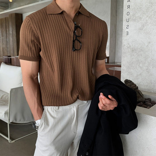 NIMA Klassiek Gebreid Poloshirt