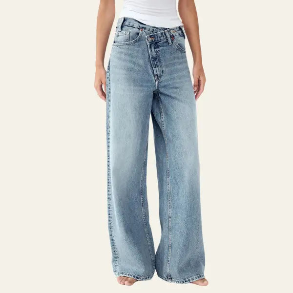 Clara relaxed wide-leg jeans – women