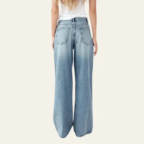 Clara relaxed wide-leg jeans – women