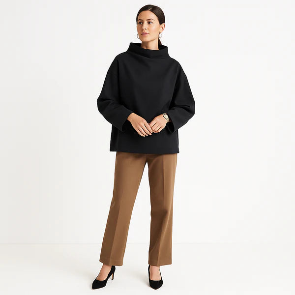 Women's fashionable roll-neck sweaters – timeless winter style