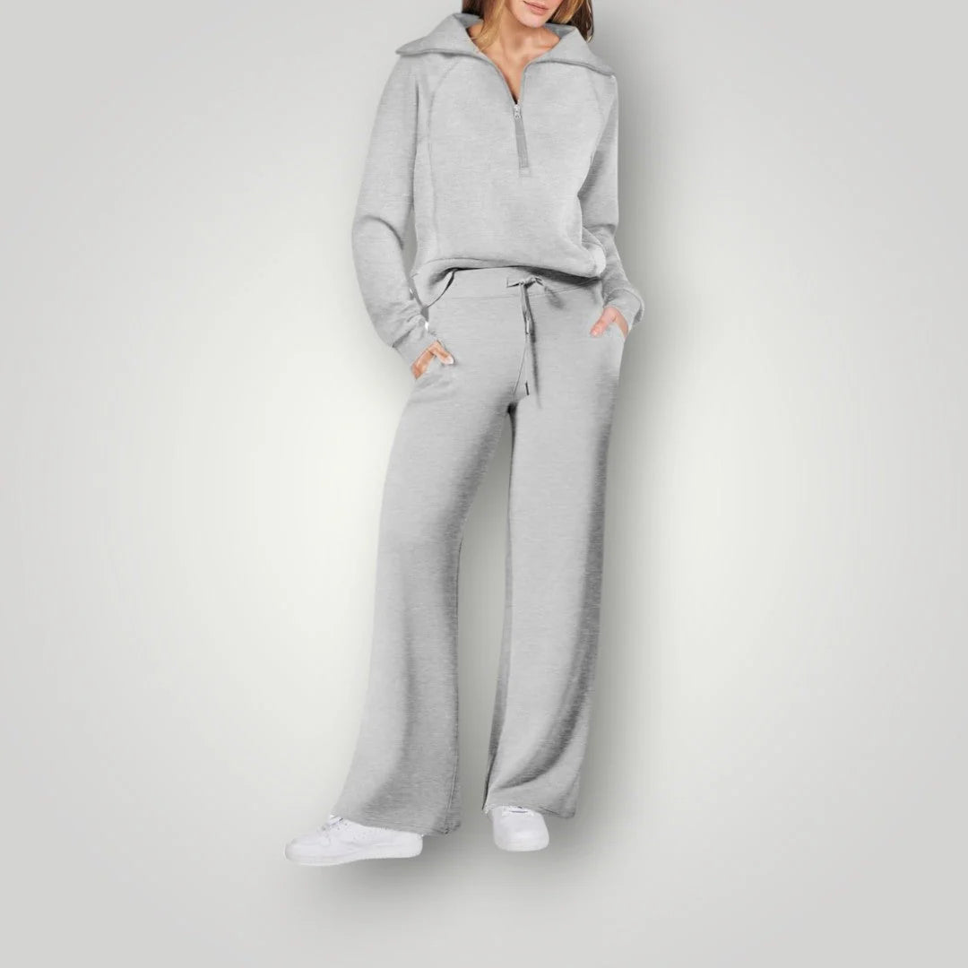 Women's two-piece loungewear set – comfortable set for everyday wear and lounging