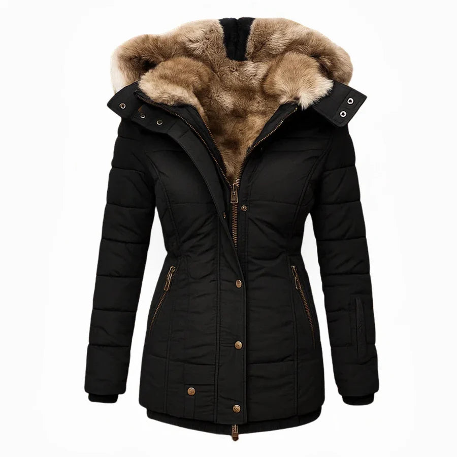 Anna  fur-lined winter coat - women