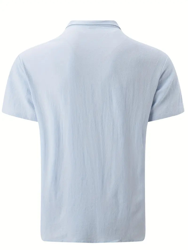 NIMA casual overhemd met korte mouwen voor heren