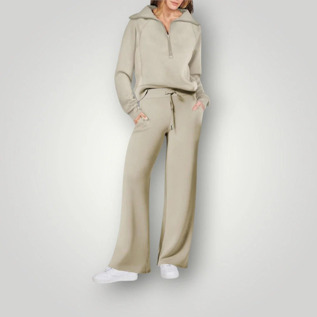 Women's two-piece loungewear set – comfortable set for everyday wear and lounging