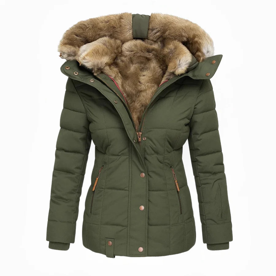Anna  fur-lined winter coat - women