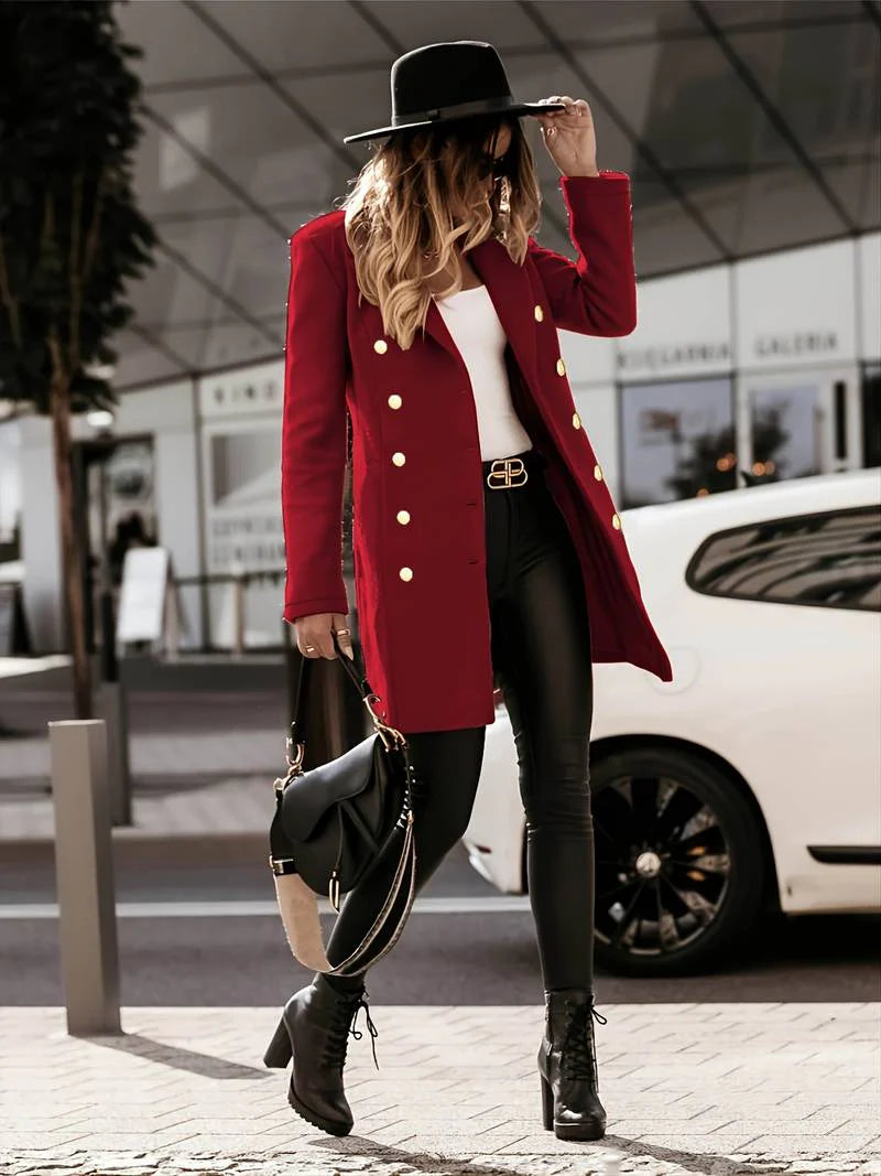 Clara | slim-fit wool coat