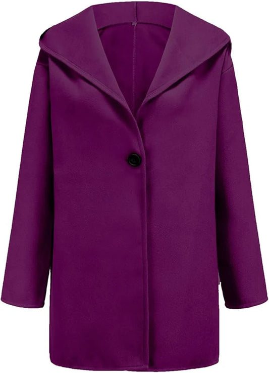 Women's long winter trench coat – elegant coat for cold days