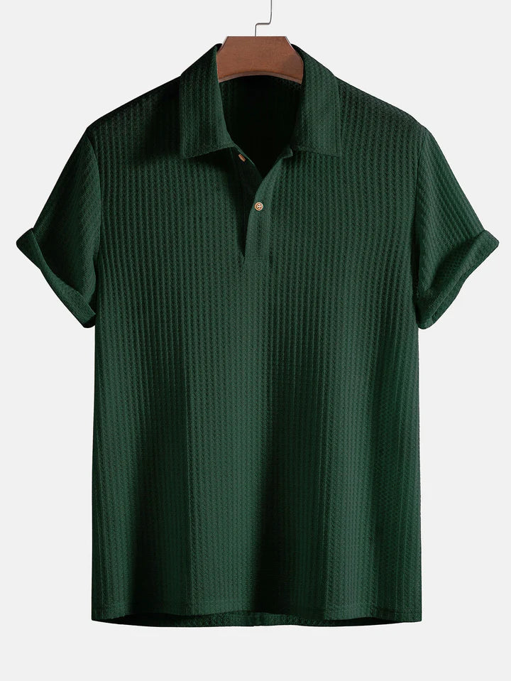 NIMA Gebreide wafelpolo