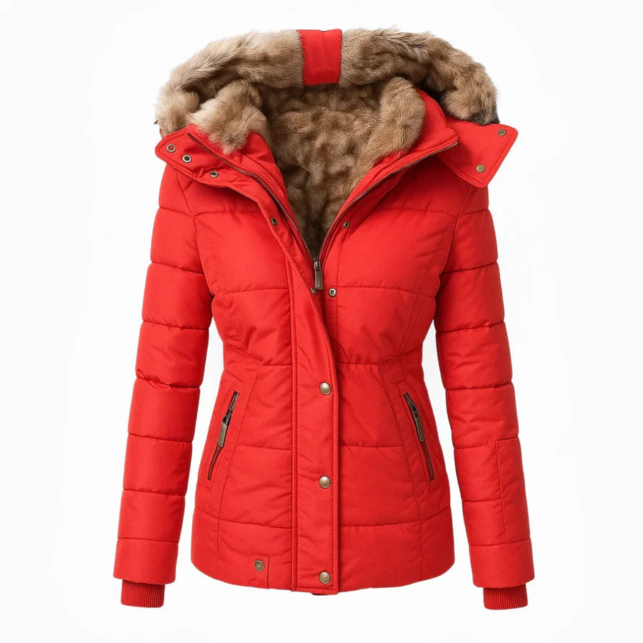 Anna  fur-lined winter coat - women