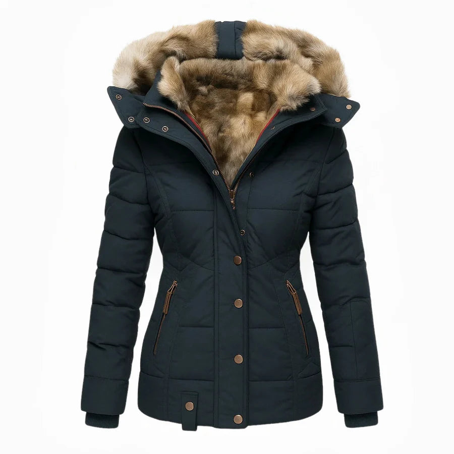 Anna  fur-lined winter coat - women