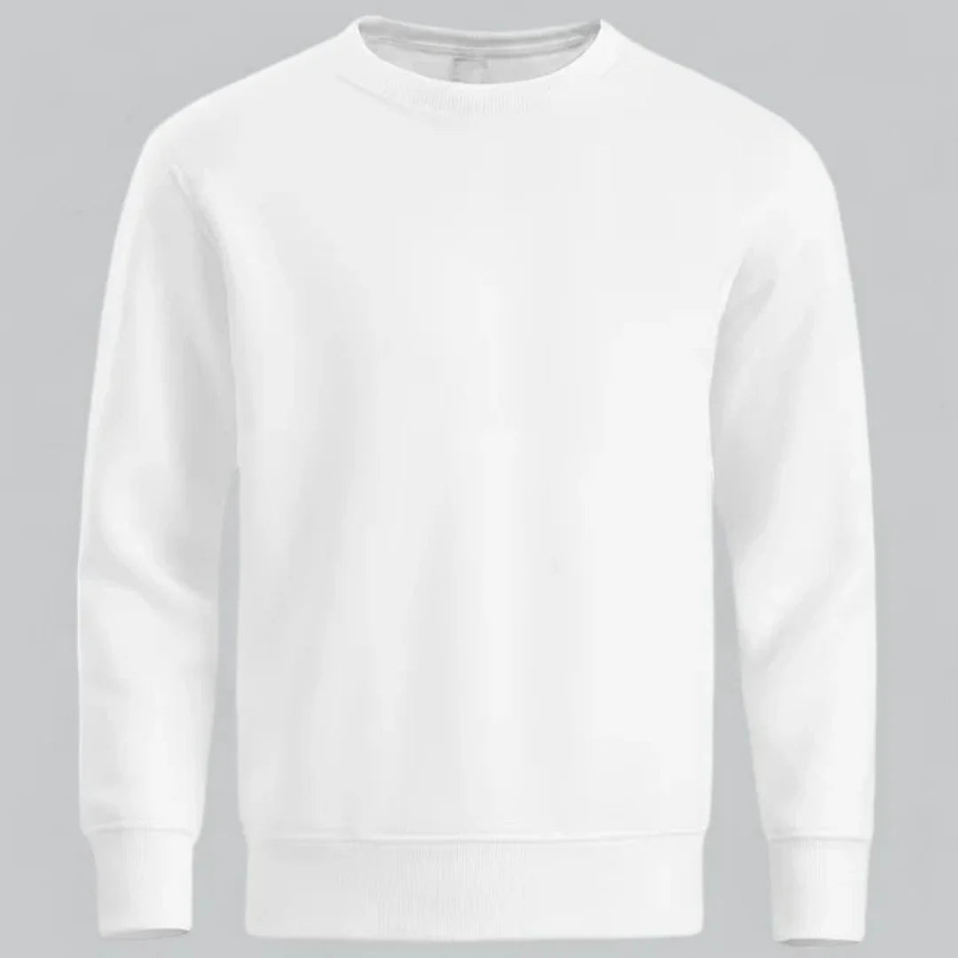 Men's crew neck long-sleeved sweatshirt – casual everyday look