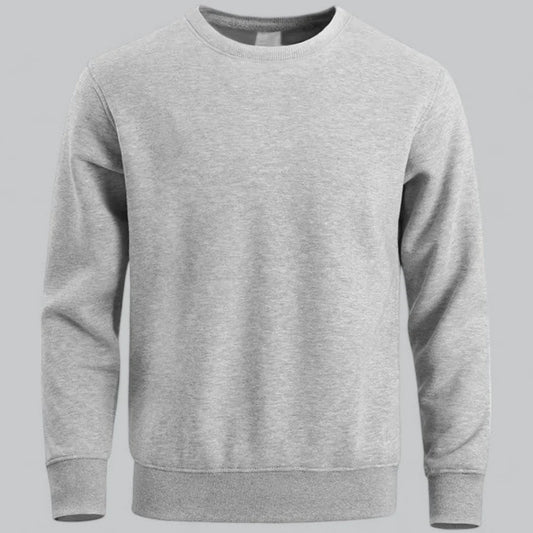 Men's crew neck long-sleeved sweatshirt – casual everyday look