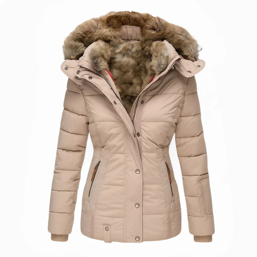 Anna  fur-lined winter coat - women