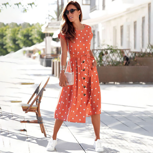 NIMA Casual midi-jurk