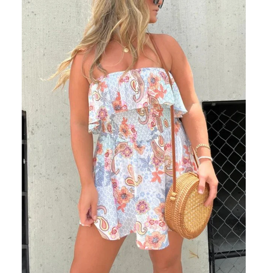 NIMA Shoulder Zomerjurk Met Rompertje